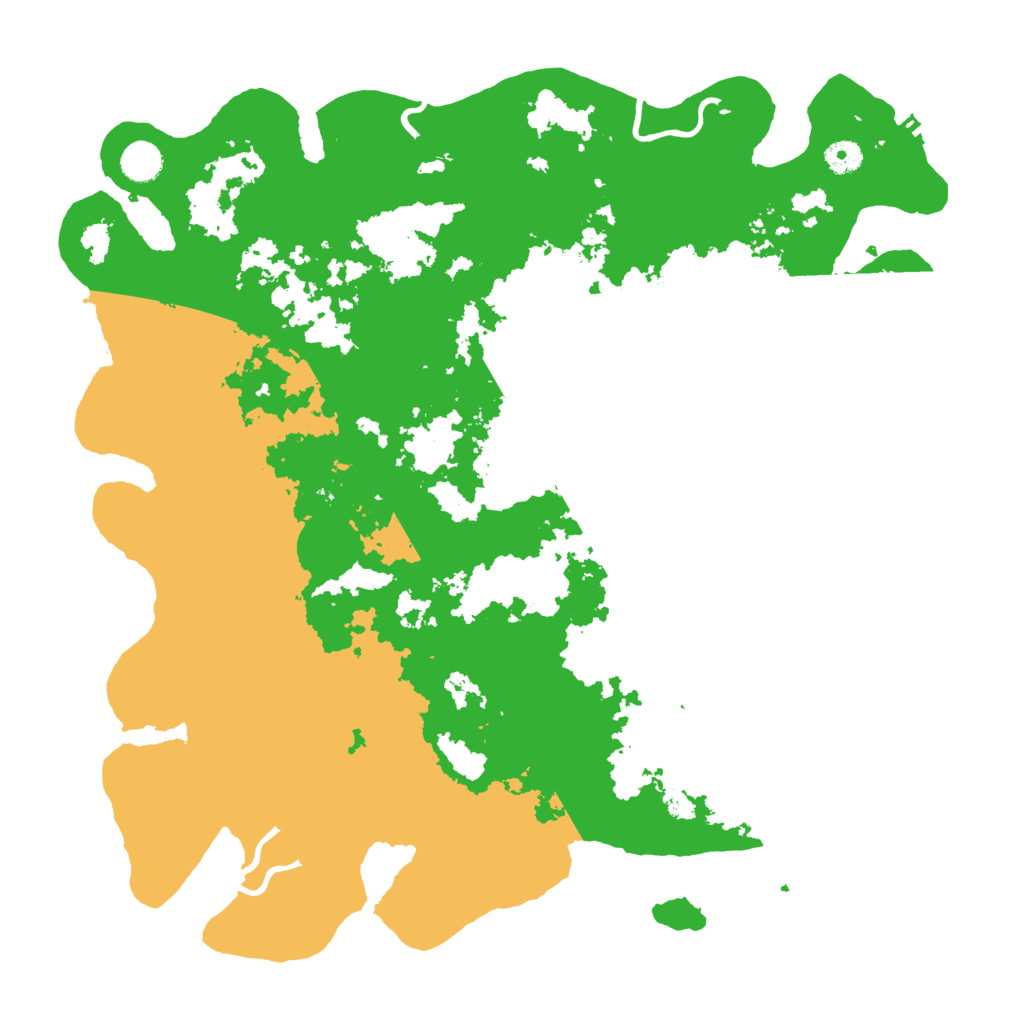 Biome Rust Map: Procedural Map, Size: 4400, Seed: 48345593