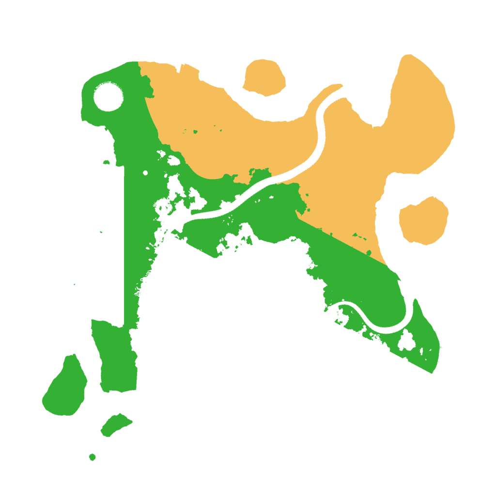 Biome Rust Map: Procedural Map, Size: 3000, Seed: 27472