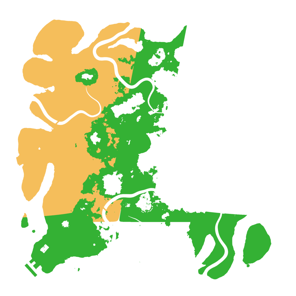 Biome Rust Map: Procedural Map, Size: 3850, Seed: 25836116