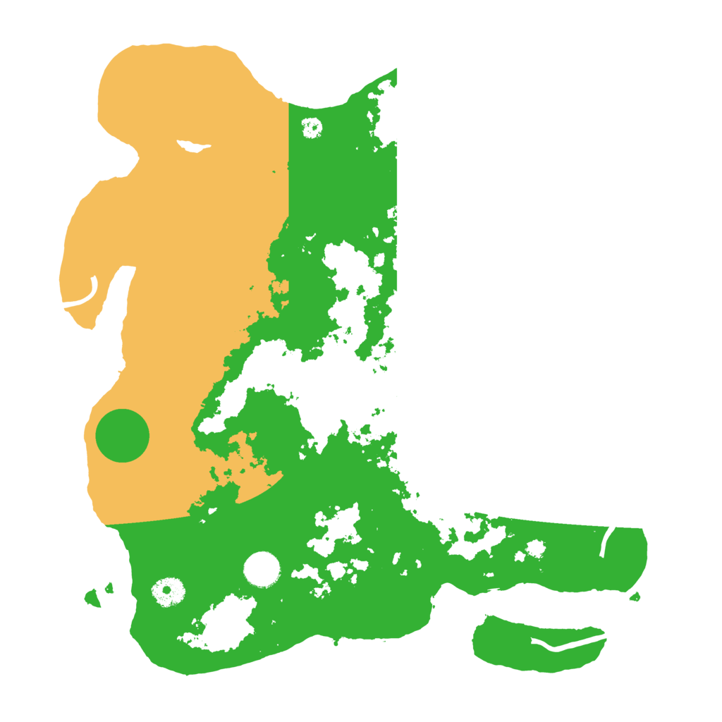 Biome Rust Map: Procedural Map, Size: 3550, Seed: 91801070