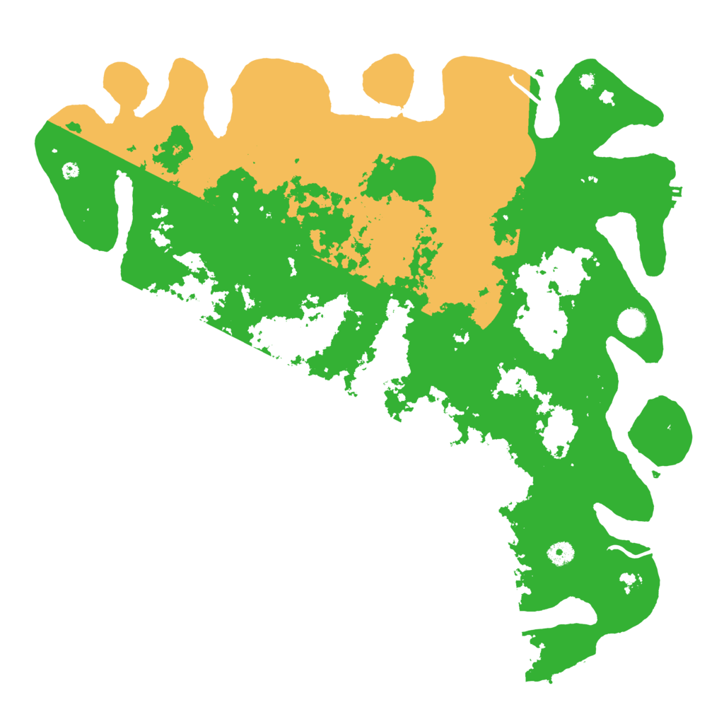 Biome Rust Map: Procedural Map, Size: 4400, Seed: 57791574