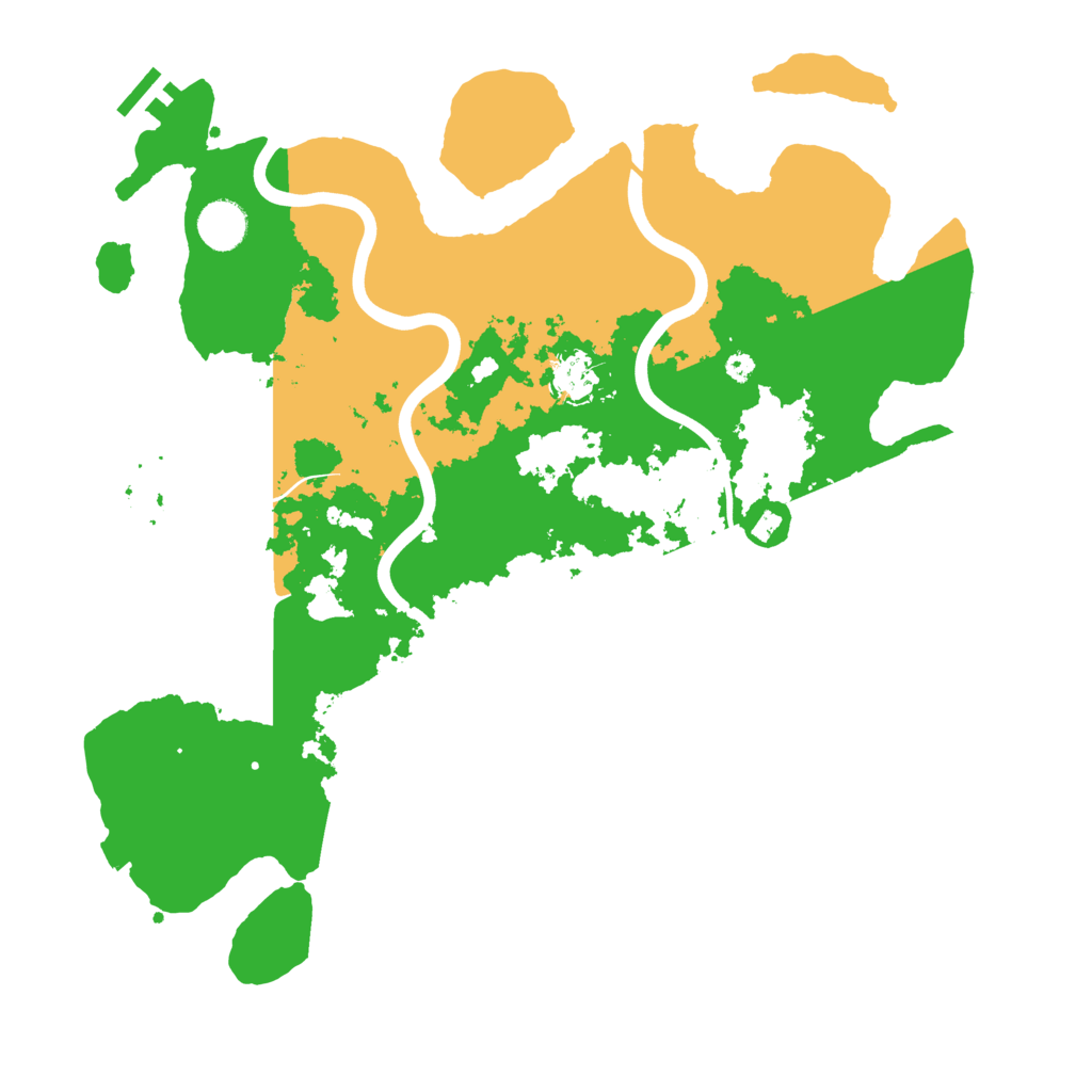 Biome Rust Map: Procedural Map, Size: 3900, Seed: 14172530