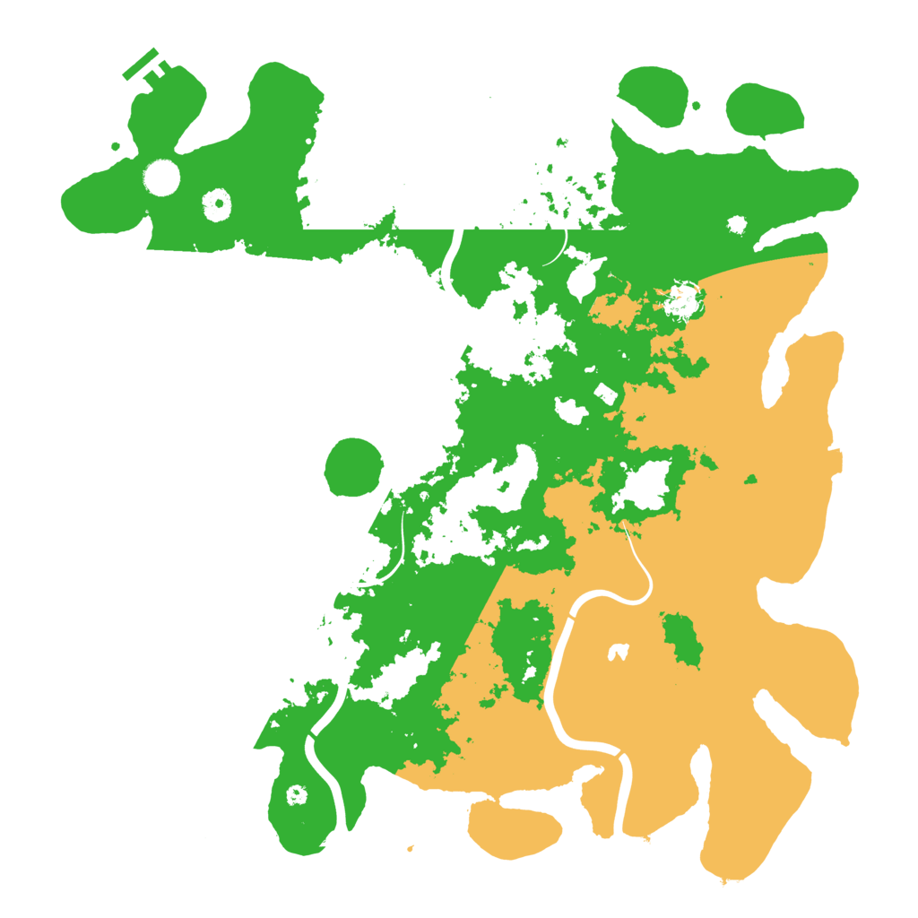 Biome Rust Map: Procedural Map, Size: 4400, Seed: 3339486