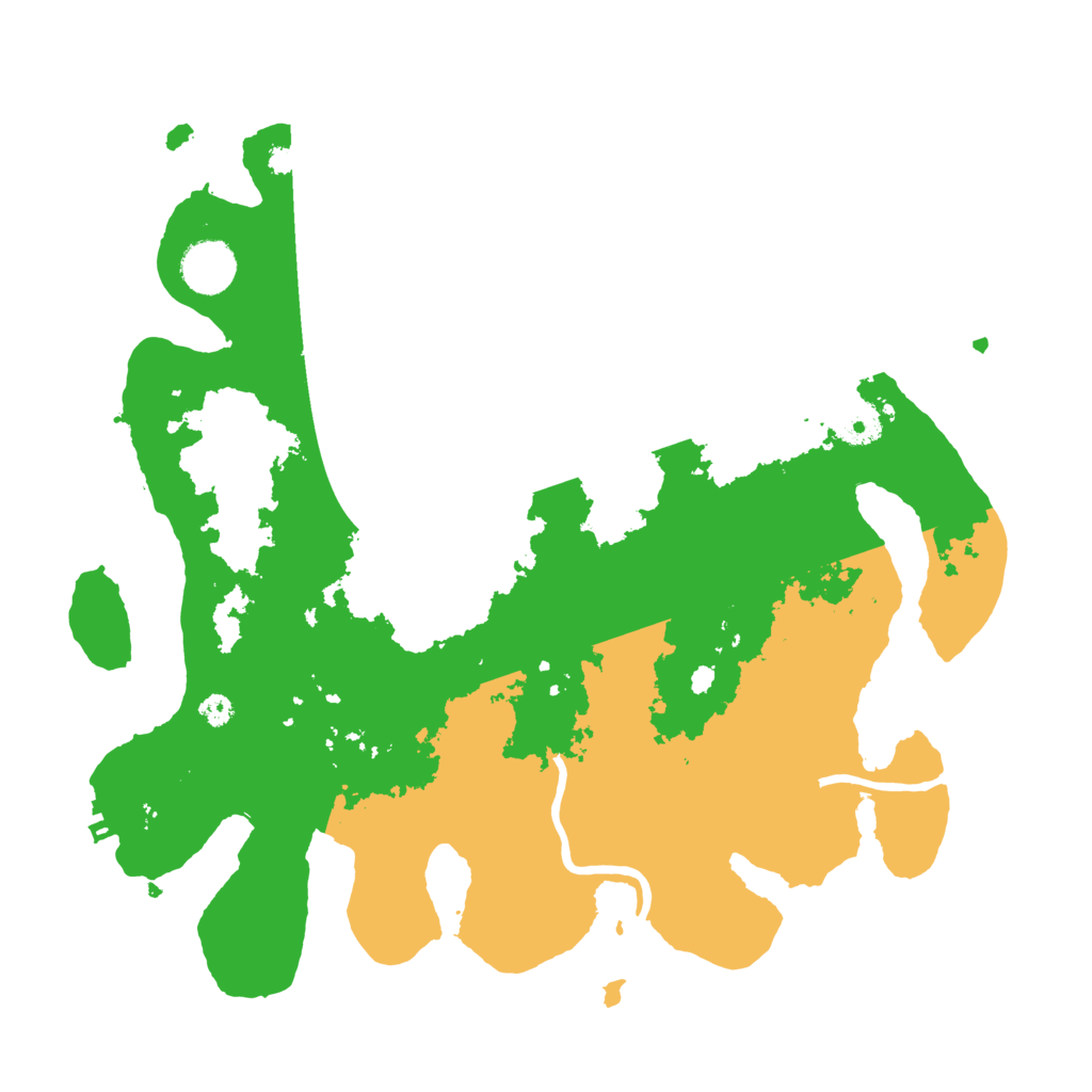 Biome Rust Map: Procedural Map, Size: 3550, Seed: 56142078