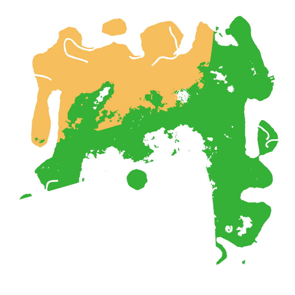 Biome Rust Map: Procedural Map, Size: 4000, Seed: 35363334