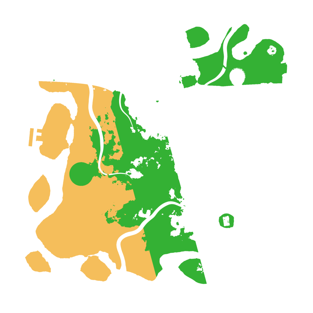 Biome Rust Map: Procedural Map, Size: 3500, Seed: 725879227