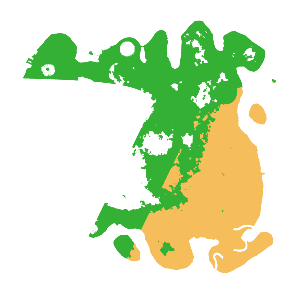 Biome Rust Map: Procedural Map, Size: 3500, Seed: 26918441