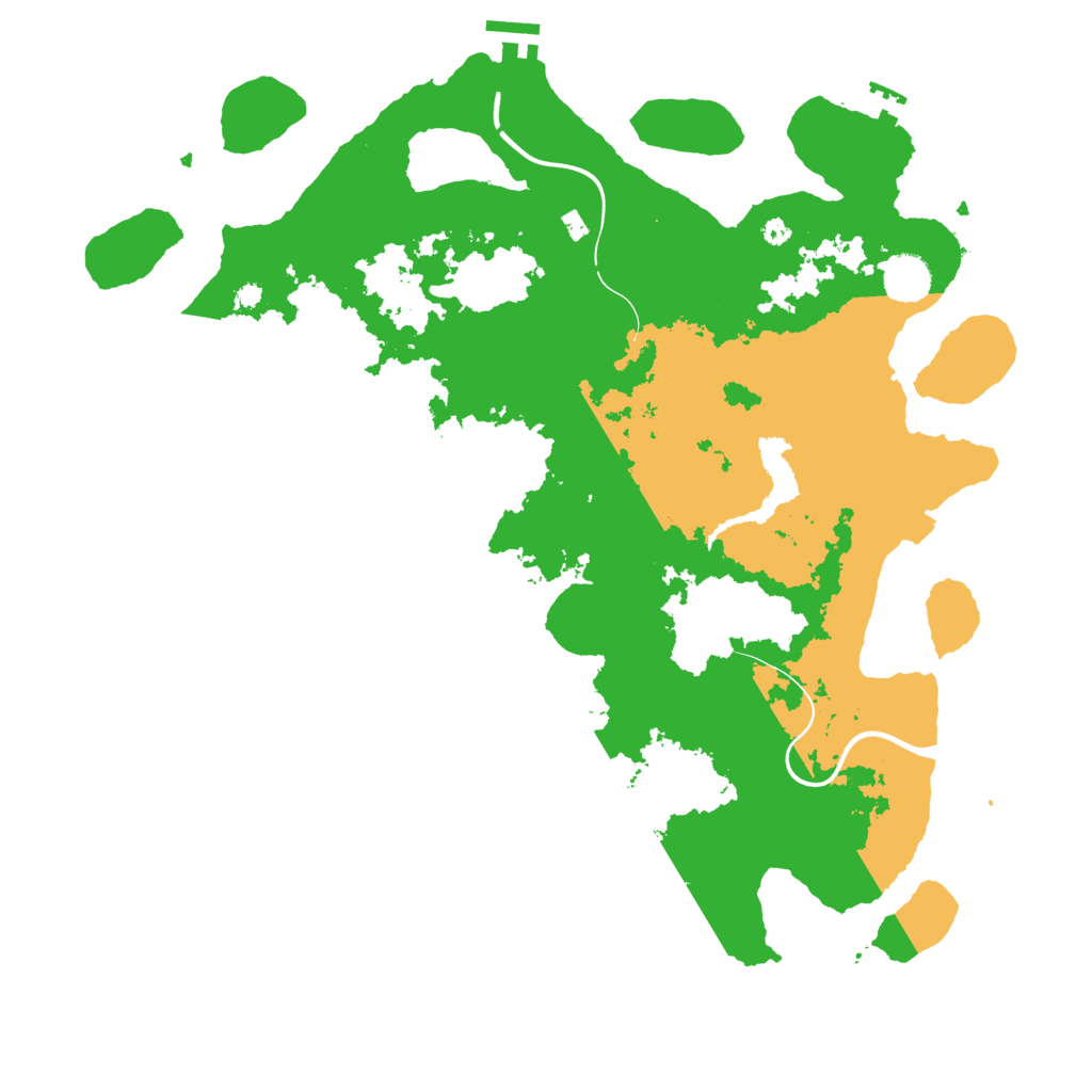 Biome Rust Map: Procedural Map, Size: 4100, Seed: 21117240