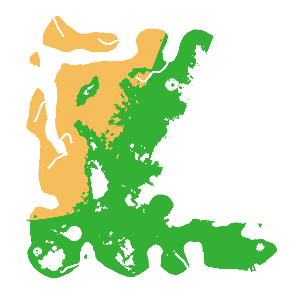 Biome Rust Map: Procedural Map, Size: 3600, Seed: 41895984