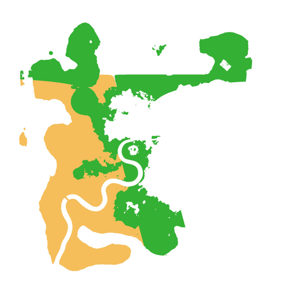 Biome Rust Map: Procedural Map, Size: 3000, Seed: 930688104