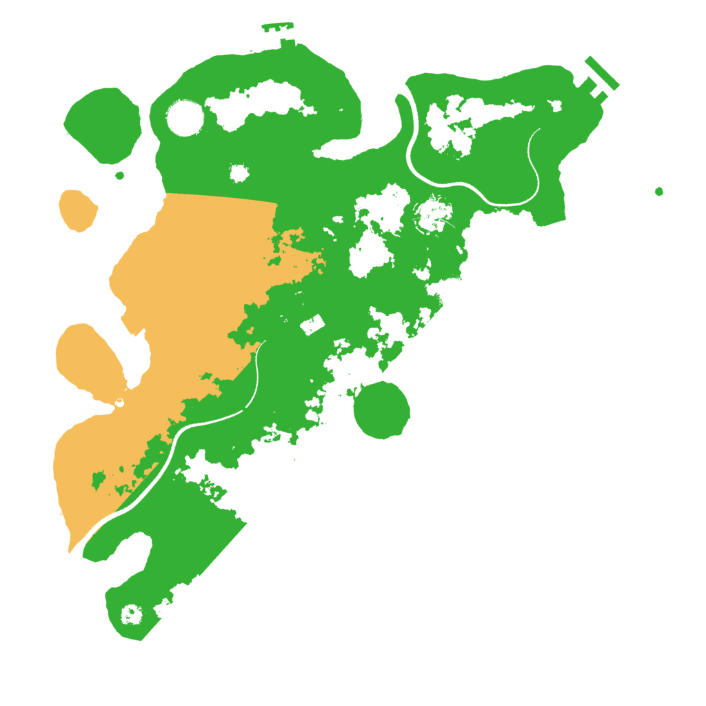 Biome Rust Map: Procedural Map, Size: 3400, Seed: 63576952