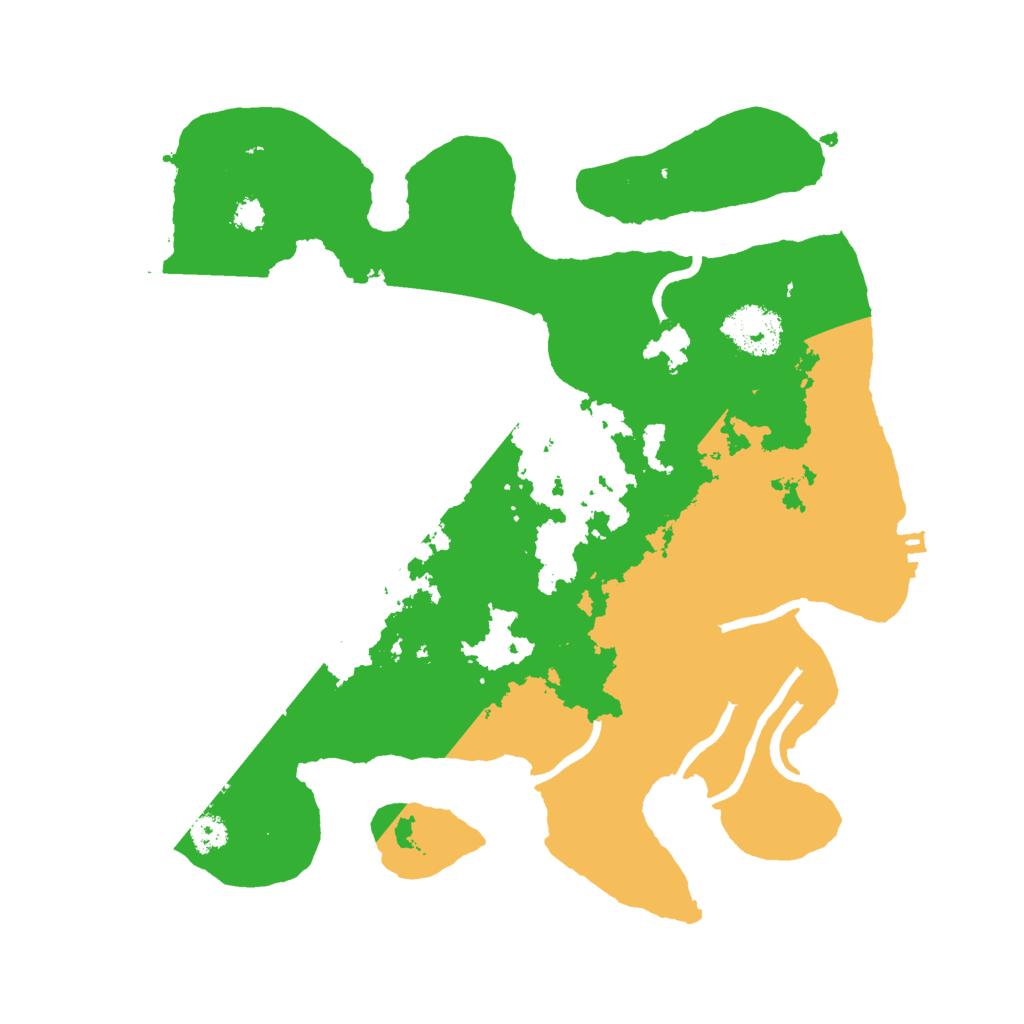 Biome Rust Map: Procedural Map, Size: 3000, Seed: 41921635