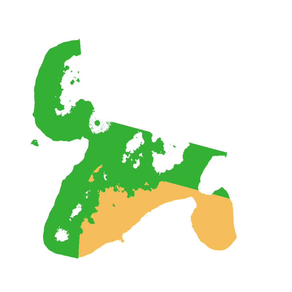 Biome Rust Map: Procedural Map, Size: 2000, Seed: 453279