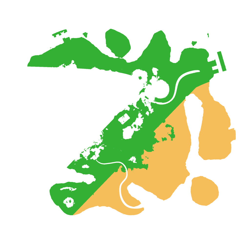 Biome Rust Map: Procedural Map, Size: 2500, Seed: 812