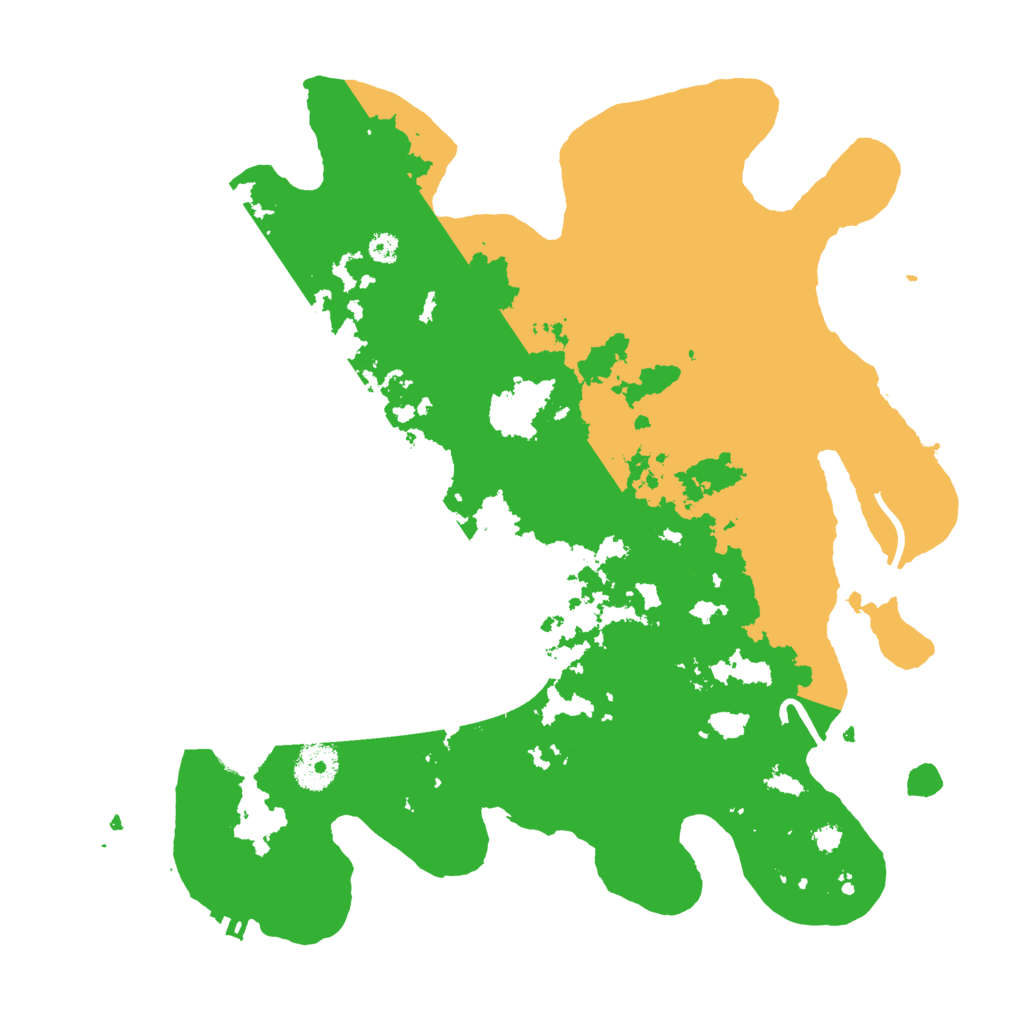 Biome Rust Map: Procedural Map, Size: 3450, Seed: 42525