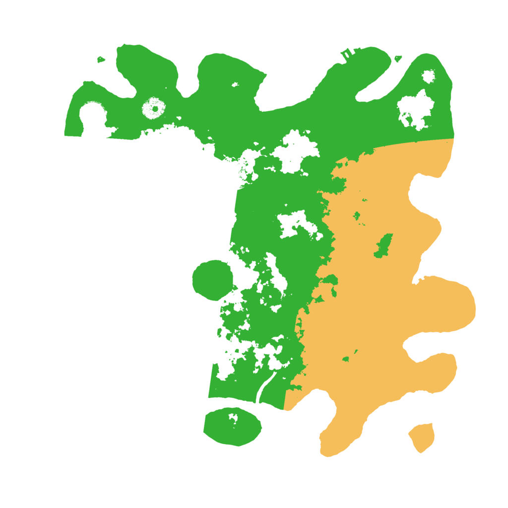 Biome Rust Map: Procedural Map, Size: 3500, Seed: 19697