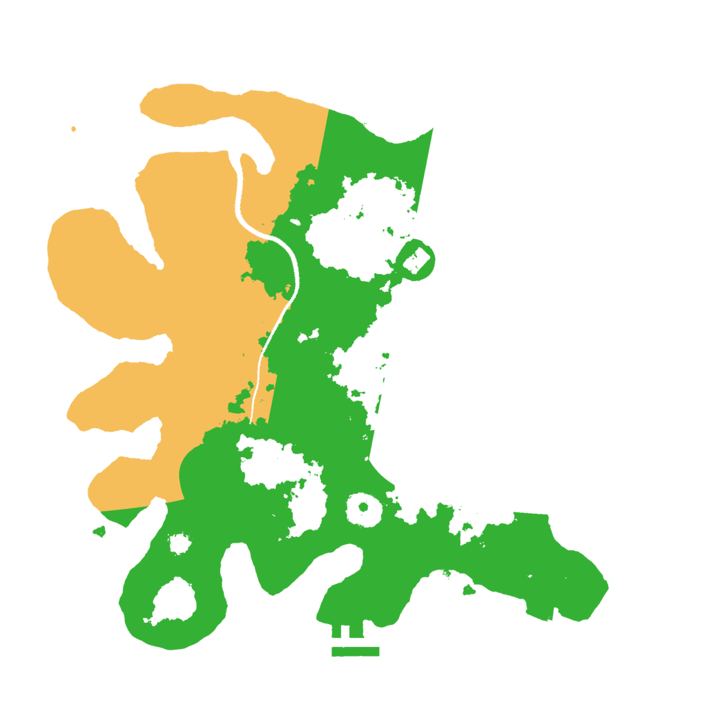 Biome Rust Map: Procedural Map, Size: 3000, Seed: 320153081