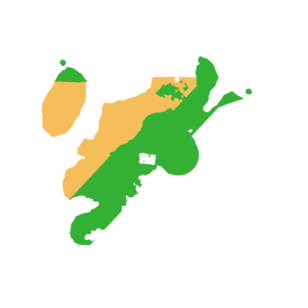 Biome Rust Map: Procedural Map, Size: 2000, Seed: 5258