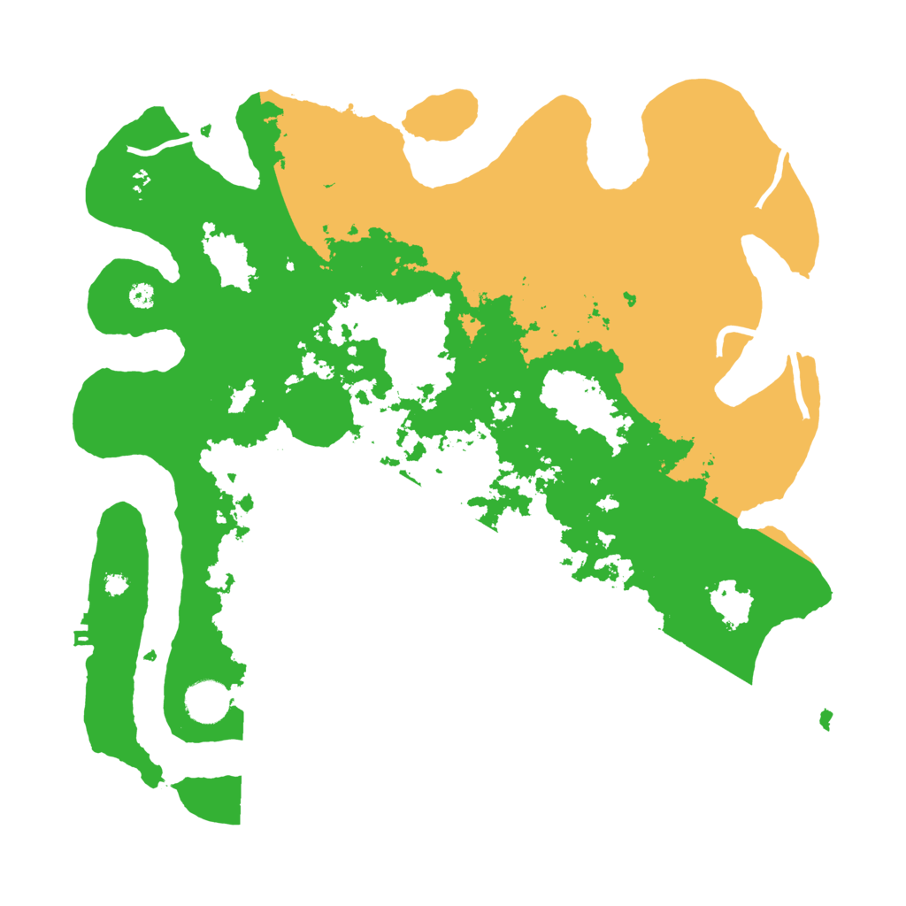 Biome Rust Map: Procedural Map, Size: 3650, Seed: 36367364