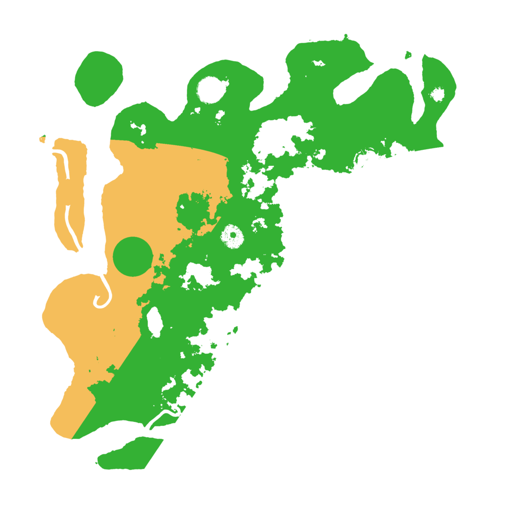 Biome Rust Map: Procedural Map, Size: 3400, Seed: 50418574