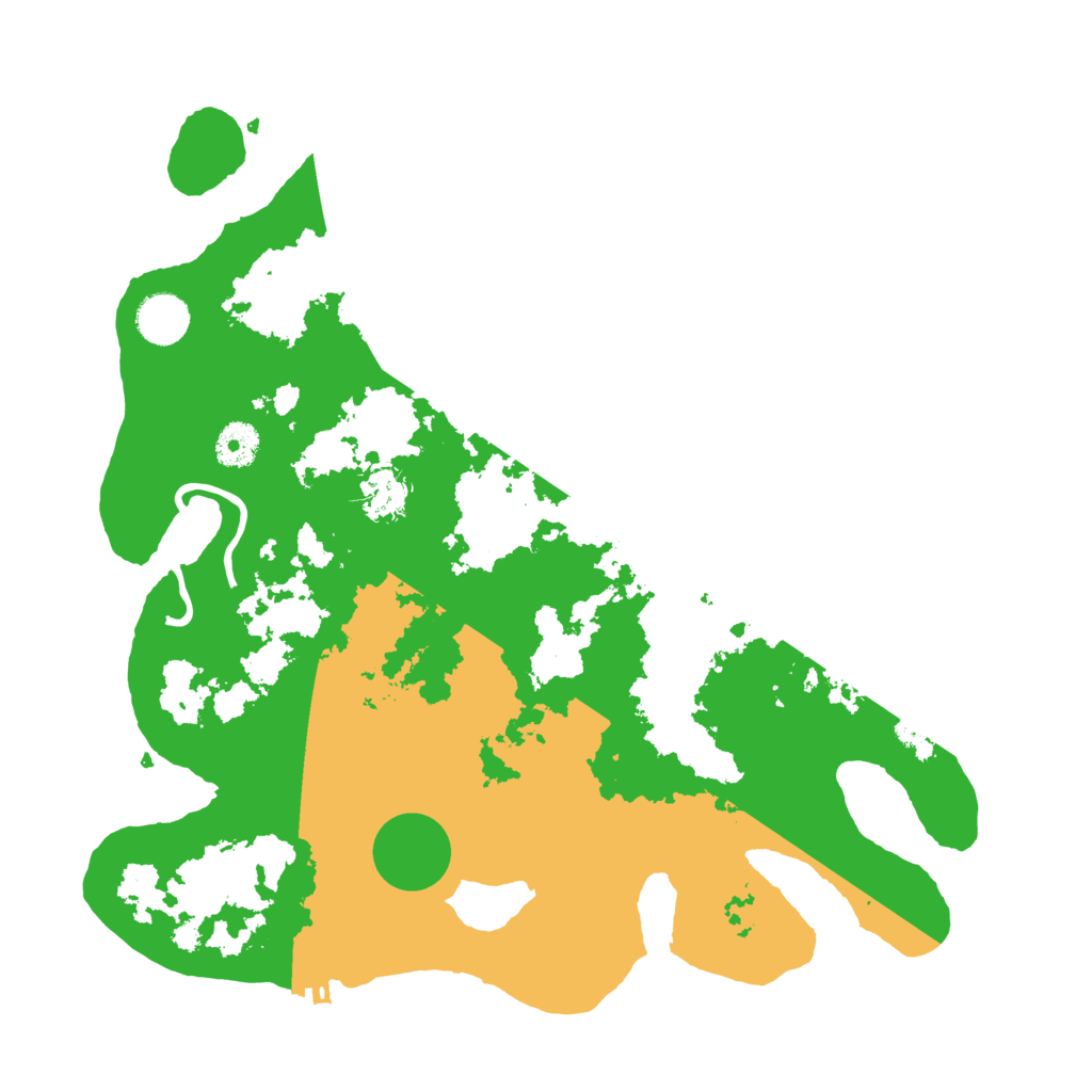 Biome Rust Map: Procedural Map, Size: 3700, Seed: 88340347