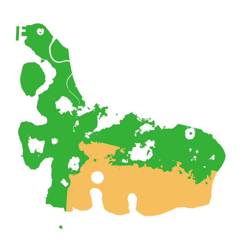 Biome Rust Map: Procedural Map, Size: 3450, Seed: 42280075
