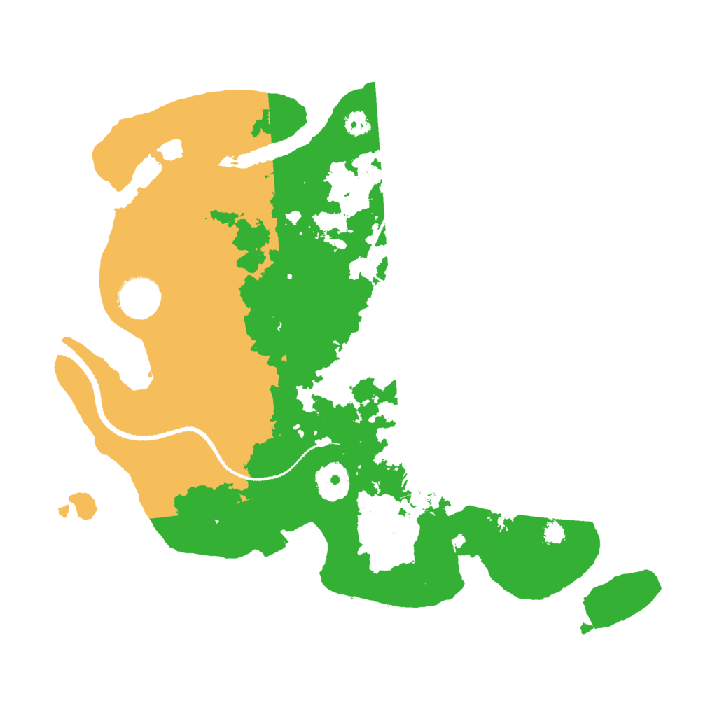 Biome Rust Map: Procedural Map, Size: 3000, Seed: 23726