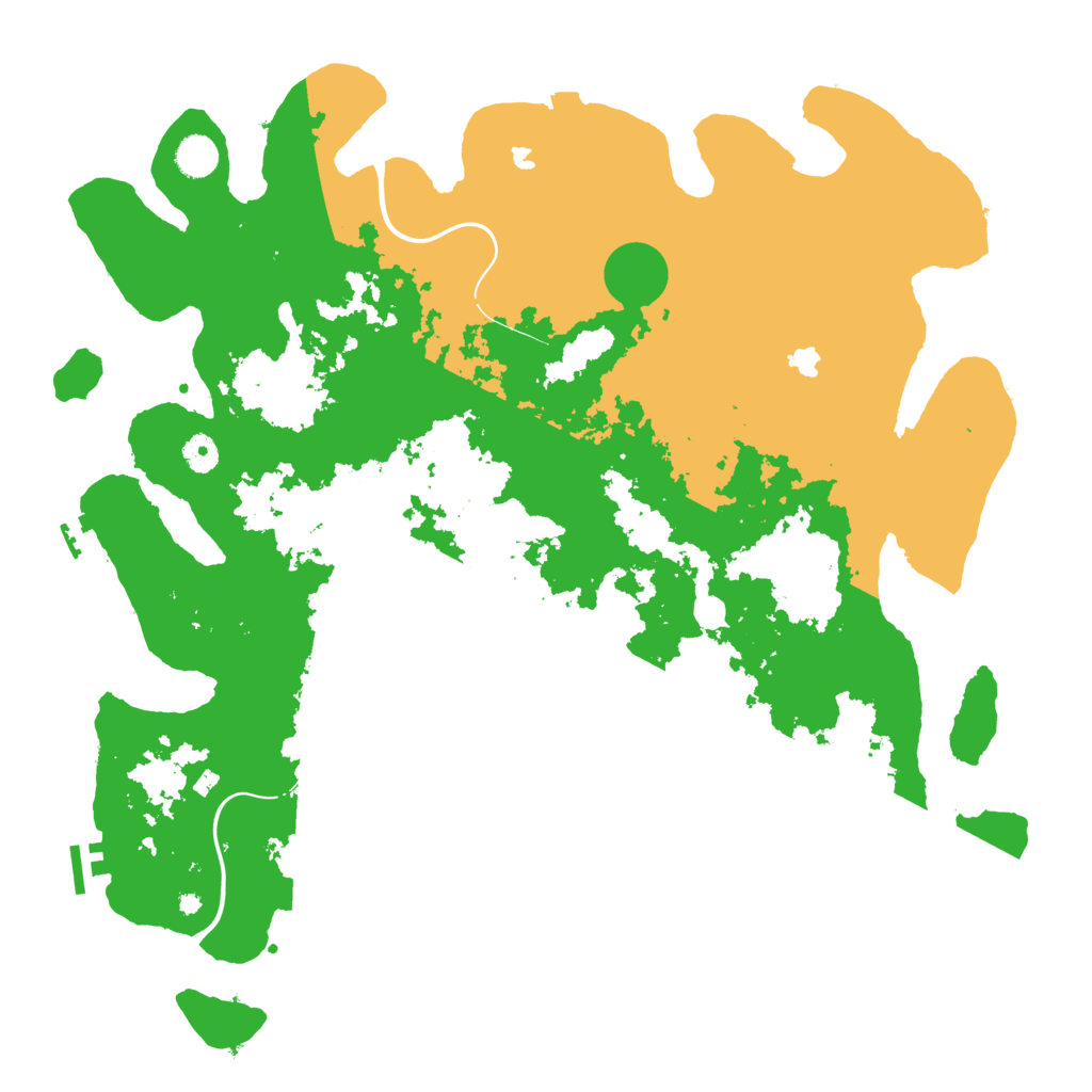 Biome Rust Map: Procedural Map, Size: 4500, Seed: 1081511349