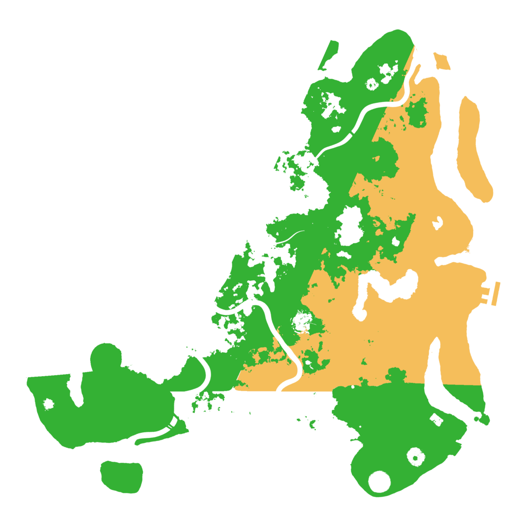 Biome Rust Map: Procedural Map, Size: 4400, Seed: 50553918
