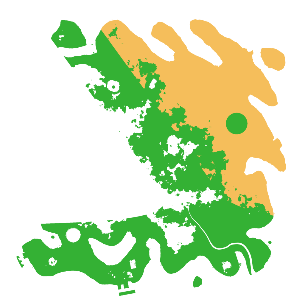 Biome Rust Map: Procedural Map, Size: 3750, Seed: 73662999