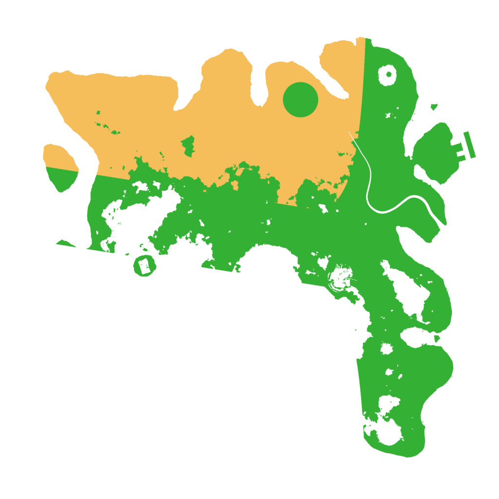 Biome Rust Map: Procedural Map, Size: 3750, Seed: 48974734