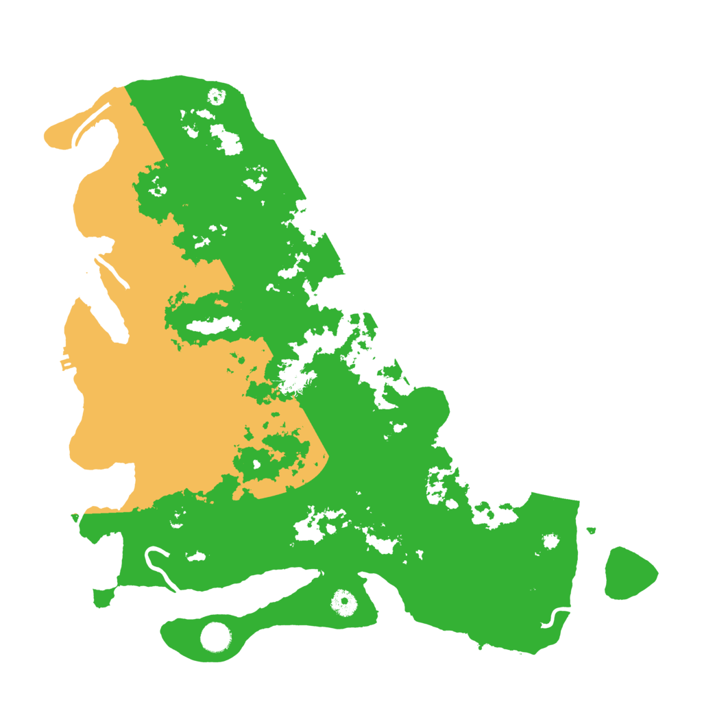 Biome Rust Map: Procedural Map, Size: 4100, Seed: 10049100
