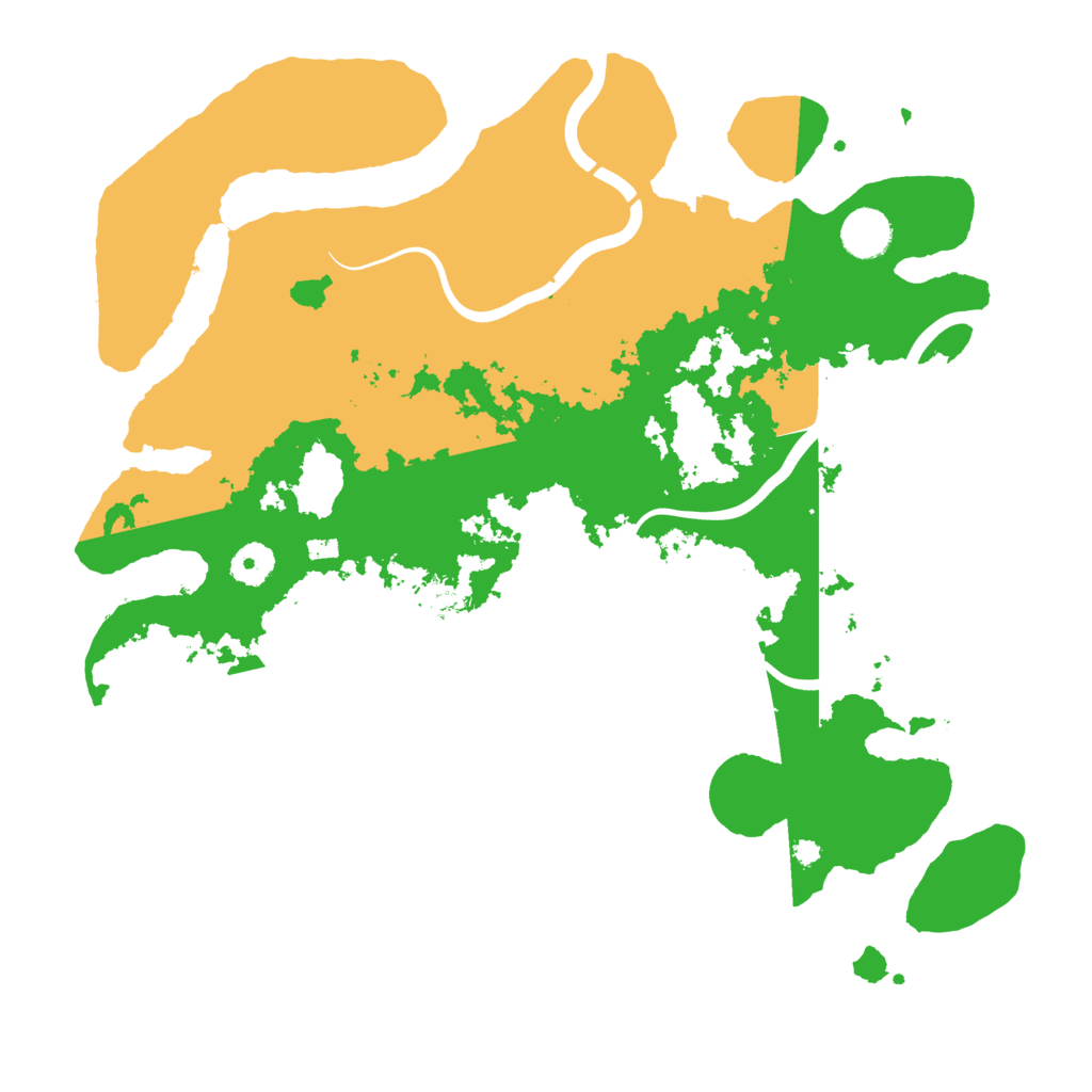 Biome Rust Map: Procedural Map, Size: 3850, Seed: 45966733