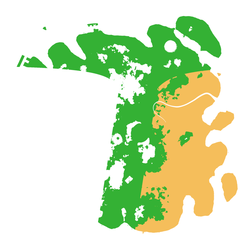 Biome Rust Map: Procedural Map, Size: 3650, Seed: 55900970