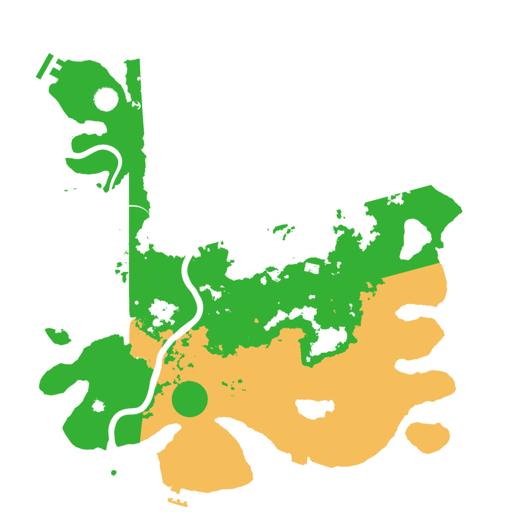 Biome Rust Map: Procedural Map, Size: 3800, Seed: 44163849