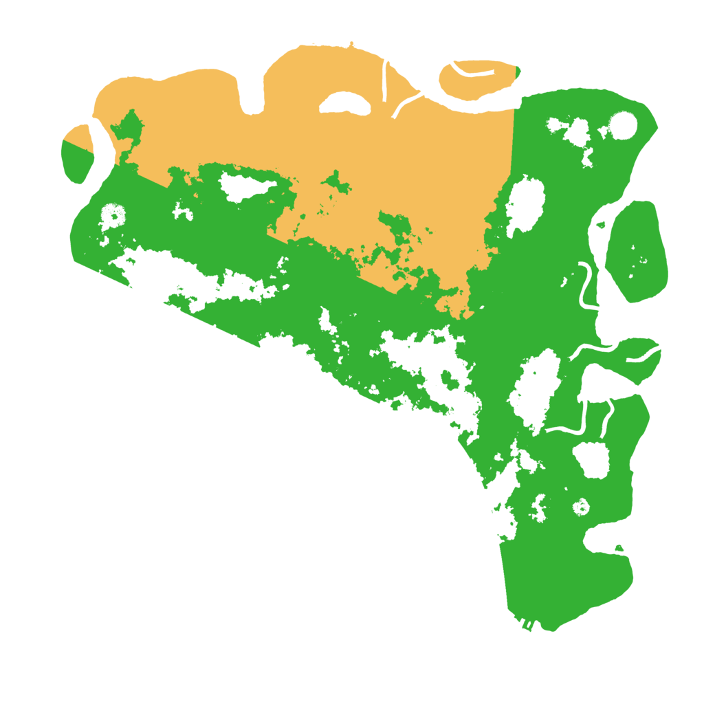 Biome Rust Map: Procedural Map, Size: 4400, Seed: 78167853