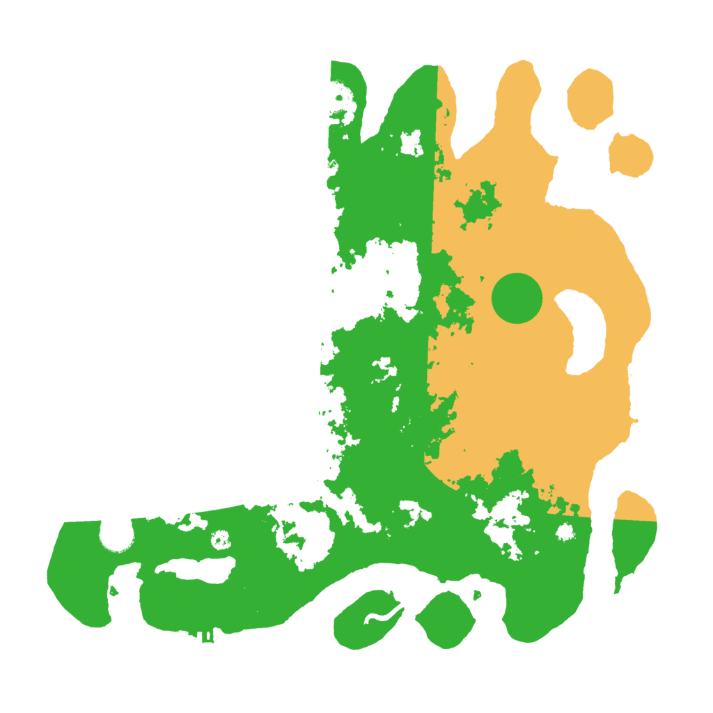 Biome Rust Map: Procedural Map, Size: 3700, Seed: 19737657