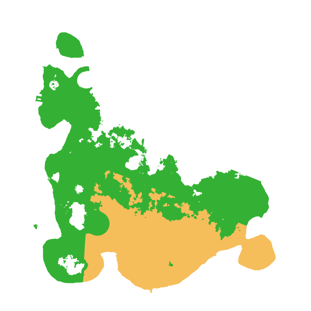 Biome Rust Map: Procedural Map, Size: 3400, Seed: 683221