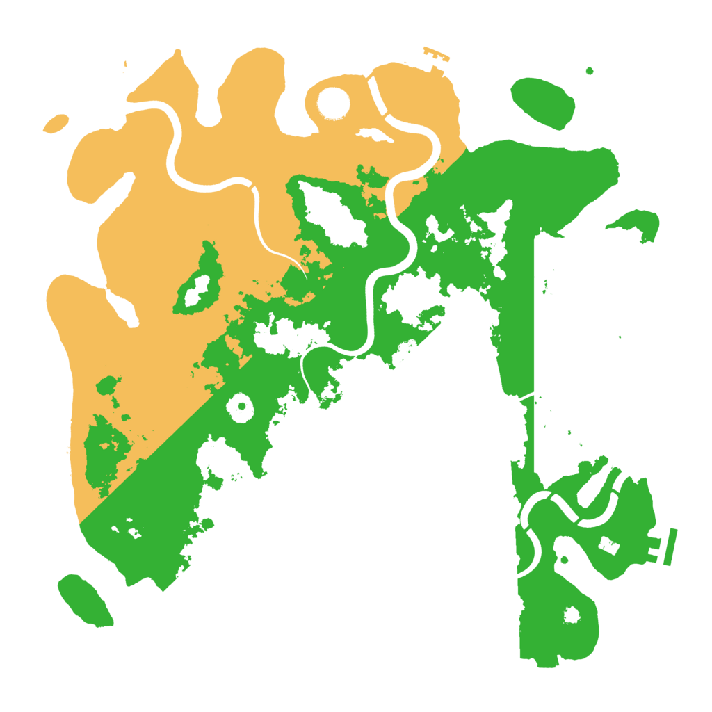 Biome Rust Map: Procedural Map, Size: 3850, Seed: 73825416