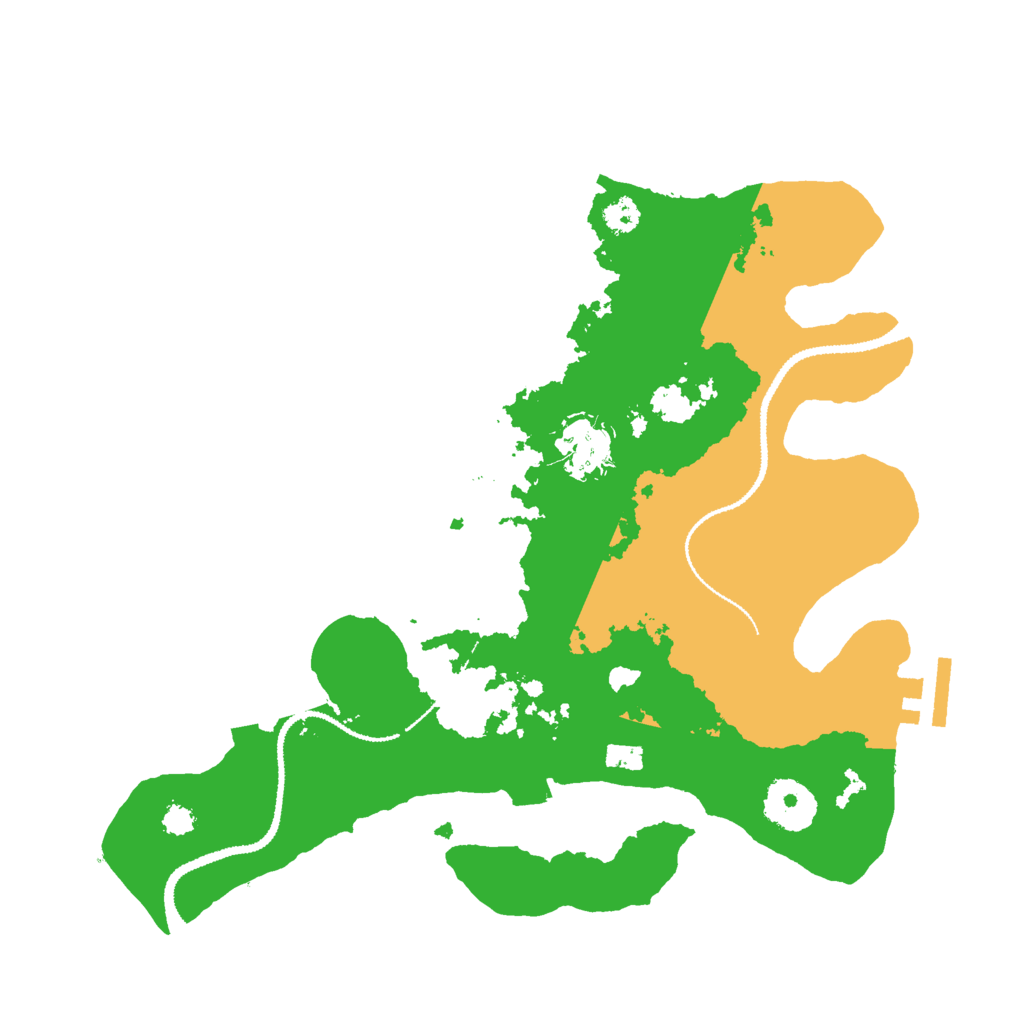 Biome Rust Map: Procedural Map, Size: 3000, Seed: 428118431