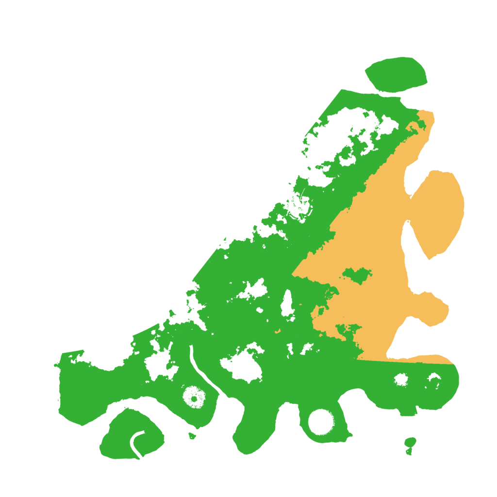 Biome Rust Map: Procedural Map, Size: 3400, Seed: 44919502