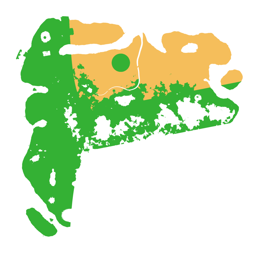 Biome Rust Map: Procedural Map, Size: 3750, Seed: 45058549