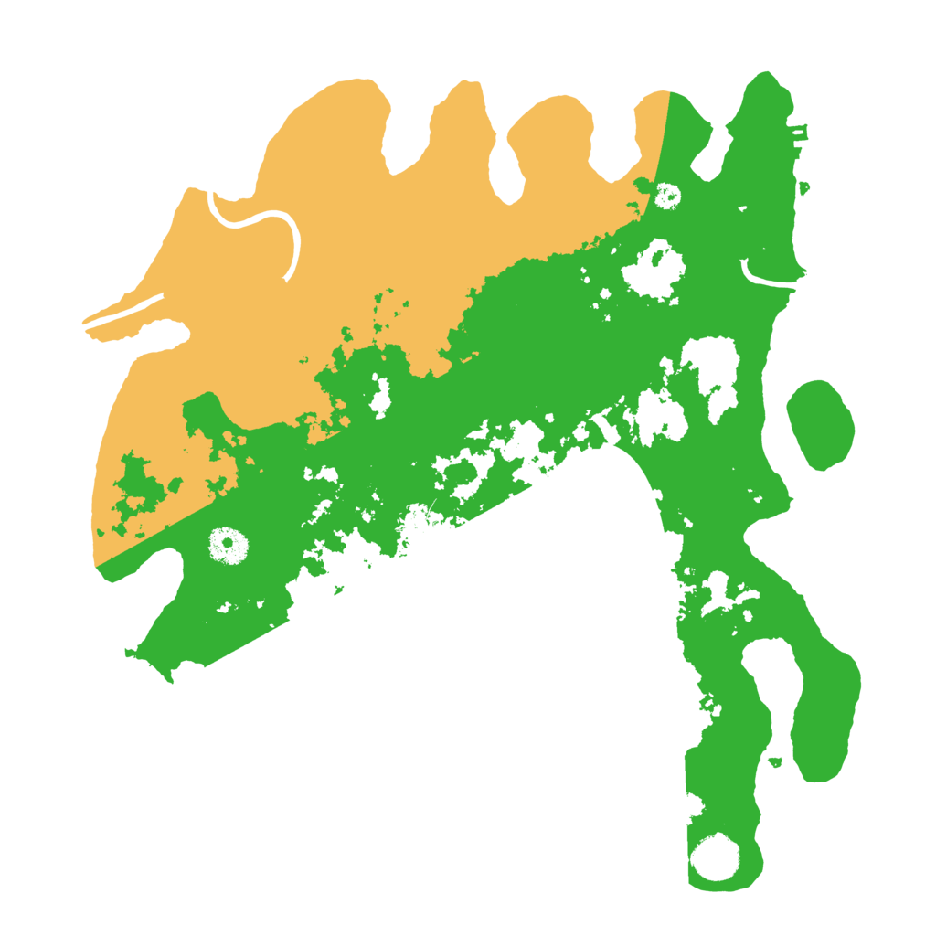 Biome Rust Map: Procedural Map, Size: 3650, Seed: 50152615