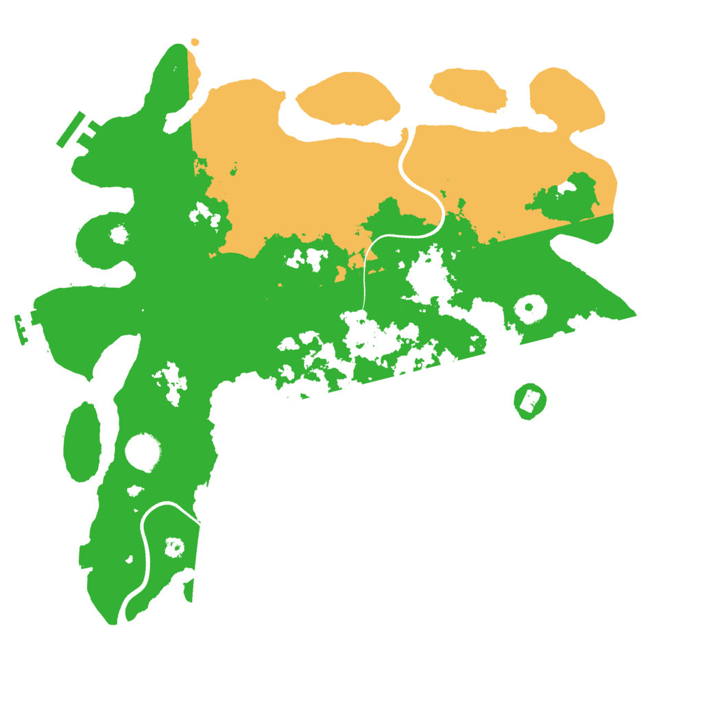 Biome Rust Map: Procedural Map, Size: 3500, Seed: 82823831