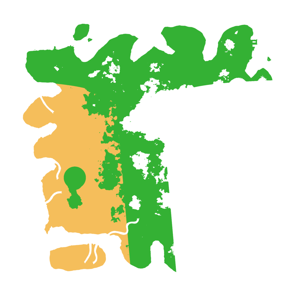 Biome Rust Map: Procedural Map, Size: 3600, Seed: 41670328
