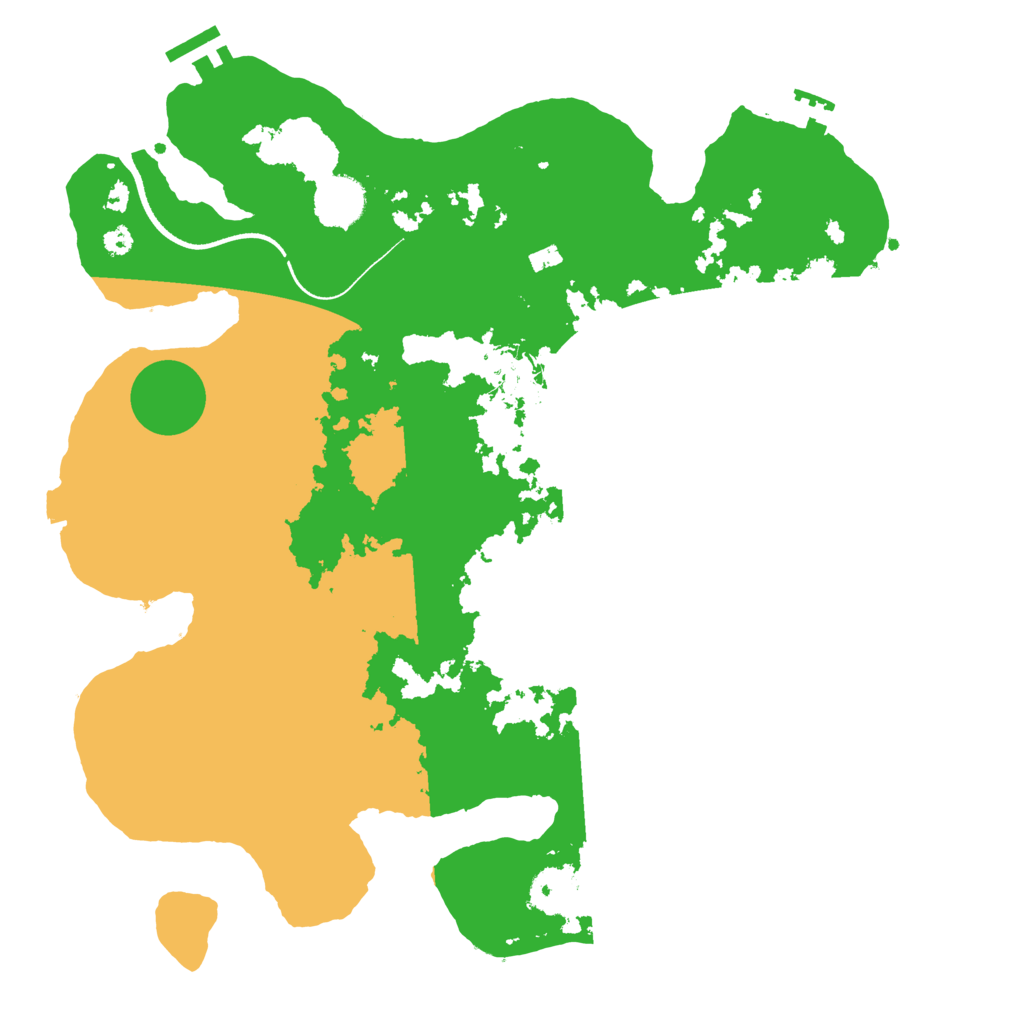 Biome Rust Map: Procedural Map, Size: 3600, Seed: 97654012
