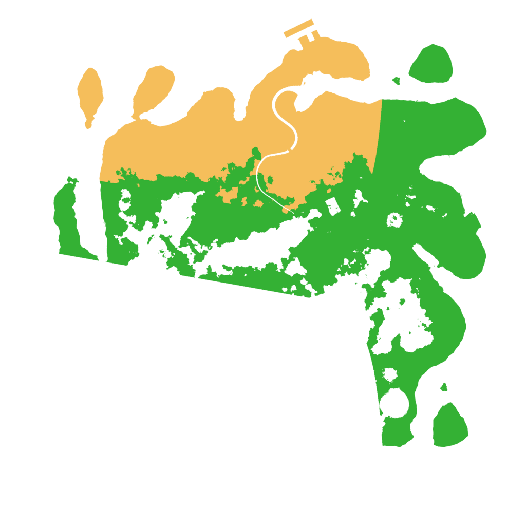 Biome Rust Map: Procedural Map, Size: 3400, Seed: 61459900