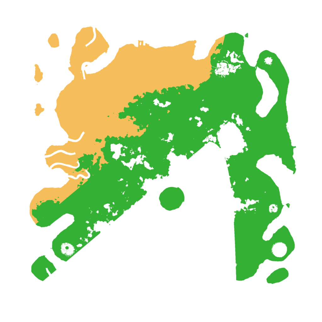 Biome Rust Map: Procedural Map, Size: 3800, Seed: 2815327