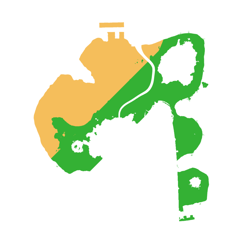 Biome Rust Map: Procedural Map, Size: 2000, Seed: 1762625130