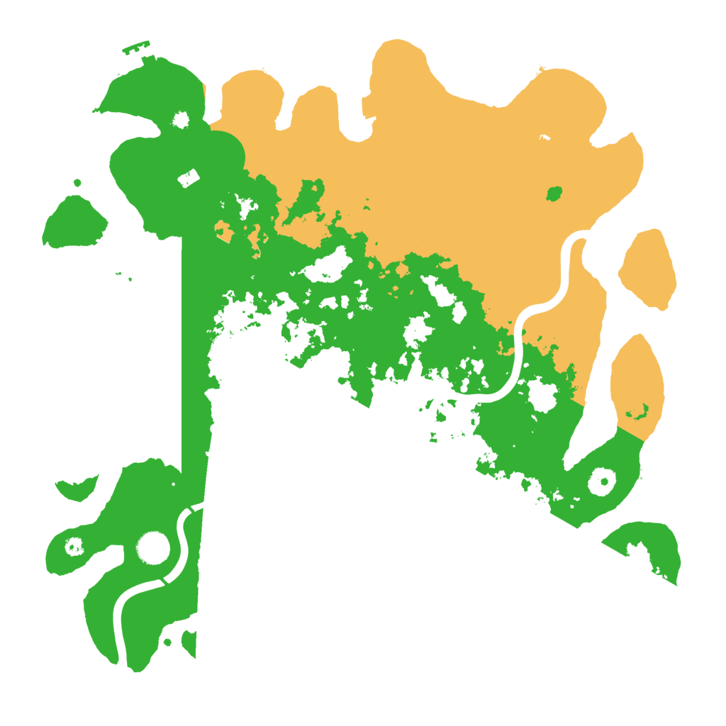 Biome Rust Map: Procedural Map, Size: 3900, Seed: 10810868